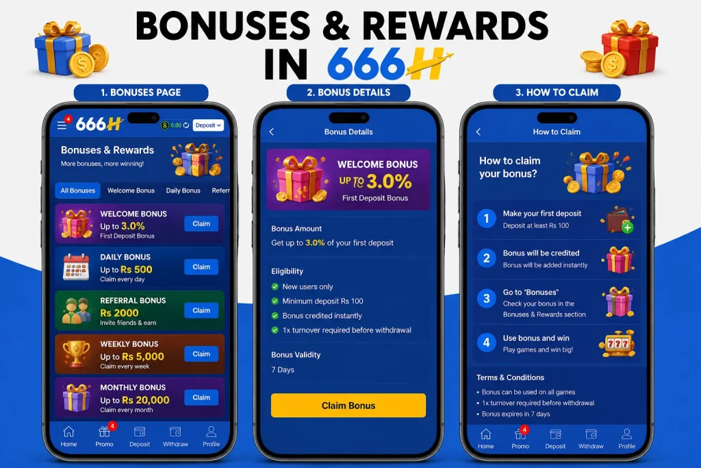 Bonuses & Rewards